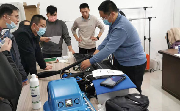 淄博市生態環境局非甲烷總烴分析儀交付驗收 淄博市生態環境局非甲烷總烴分析儀交付驗收